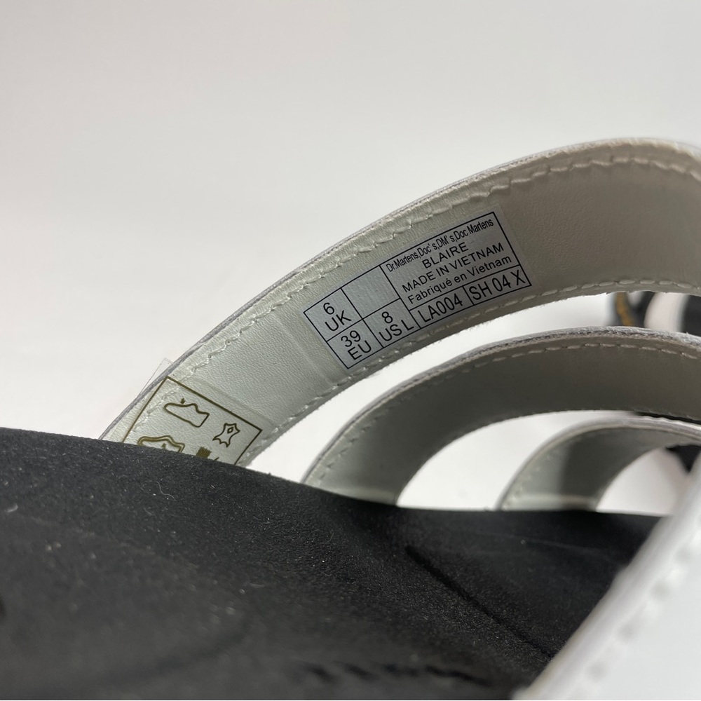 Doc Dr. Martens Blaire Platform Sandal “Patent White” 2023 - Picture 5 of 5